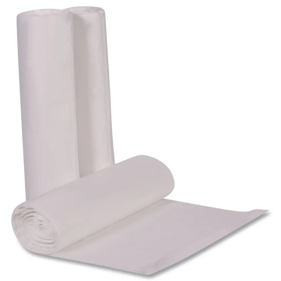 AccuFit 37 in. x 50 in. 44 gal. 0.9 mil Linear Low Density Can Liners with AccuFit Sizing - Clear (50/Box)