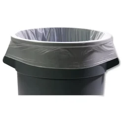 AccuFit 37 in. x 50 in. 44 gal. 0.9 mil Linear Low Density Can Liners with AccuFit Sizing - Clear (50/Box)