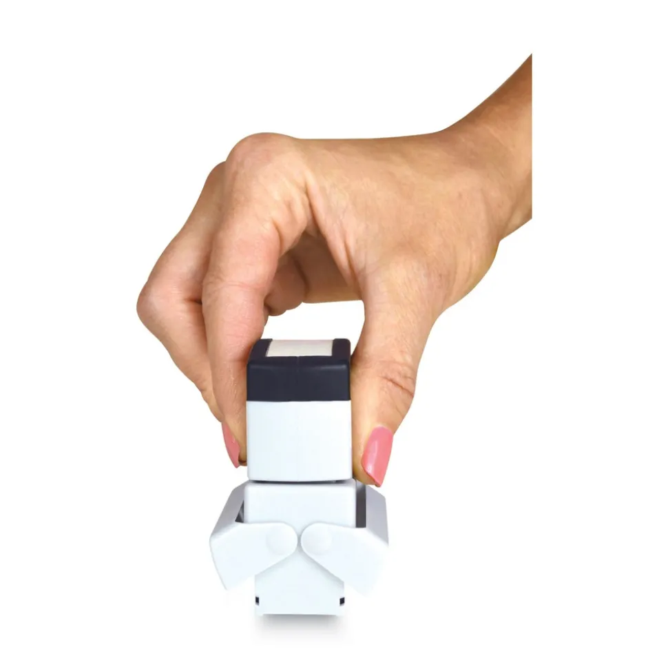 ACCUSTAMP2 1.63 in. x 0.5 in. PAST DUE Pre-Inked Shutter Stamp - Red