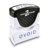 ACCUSTAMP2 1.63 in. x 0.5 in. VOID Pre-Inked Shutter Stamp - Blue