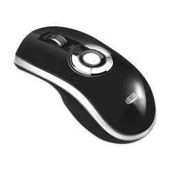 Adesso 2.4 GHz Frequency 100 ft. Wireless Range Left/Right Hand Use Air Mouse Elite Wireless Presenter Mouse - Black