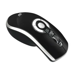 Adesso 2.4 GHz Frequency 100 ft. Wireless Range Left/Right Hand Use Air Mouse Elite Wireless Presenter Mouse - Black