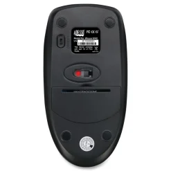 Adesso iMouse 2.4 GHz Frequency 30 ft. Wireless Range Left/Right Hand Use Antimicrobial Wireless Mouse - Black
