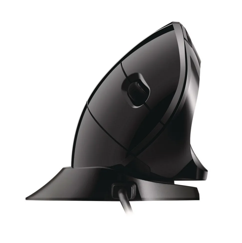 Adesso iMouse V3 USB Right Hand Use TAA Adjustable Vertical Ergonomic Mouse - Black