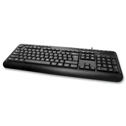 Adesso 118-Key Multimedia Desktop USB Keyboard - Black
