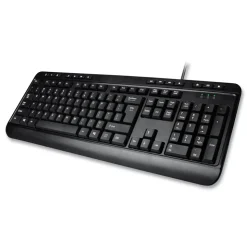Adesso 118-Key Multimedia Desktop USB Keyboard - Black