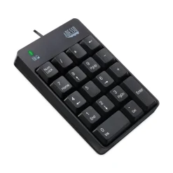Adesso 18-Key Spill-Resistant Numeric Keypad - Black
