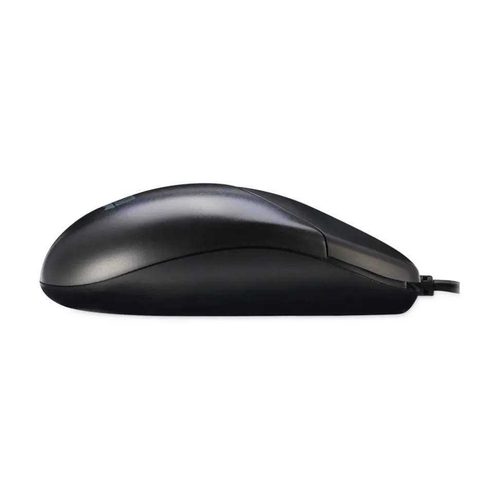 Adesso USB 2.0 3-Button Desktop Optical Scroll USB Mouse - Black