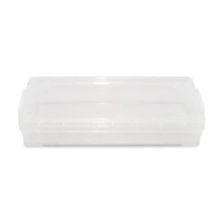 Advantus 8.25 in. x 3.75 in. x 1.5 in. Super Stacker Pencil Box - Clear