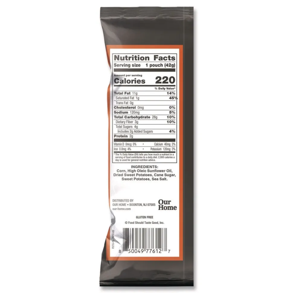 Advantus 1.5 oz. Tortilla Chips - Sweet Potato with Sea Salt (24/Carton)