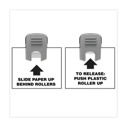 Advantus Grip-A-Clip 0.13 in. Jaw Capacity Magnetic/Adhesive Clips - Gray (10/Box)