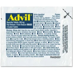 Advil 200 milligrams Refill Pack Ibuprofen Tablets (30/Box)