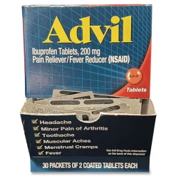 Advil Ibuprofen Tablets Refill Packs (30/Box)