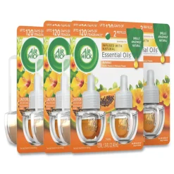 Air Wick 0.67 oz. Scented Oil Twin Refill - Hawai'i Exotic Papaya/Hibiscus Flower (6 Packs/Carton)
