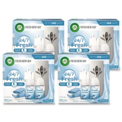 Air Wick Freshmatic Ultra Automatic Starter Kit - Fresh Linen (4/Carton)