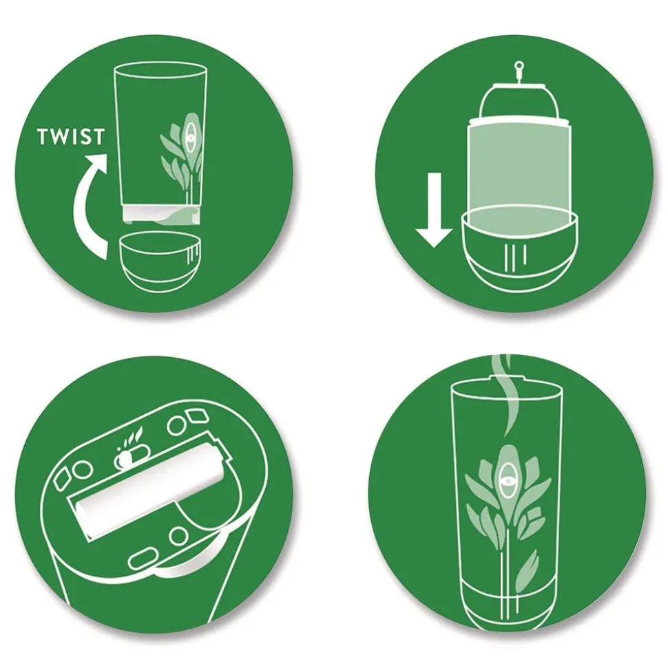 Air Wick Freshmatic Ultra Automatic Starter Kit - Fresh Linen (4/Carton)