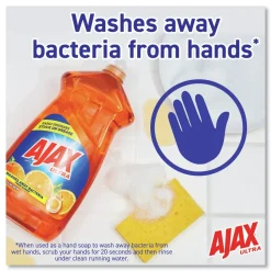 Ajax 90 oz. Bottle Dish Detergent - Orange Scent (4/Carton)
