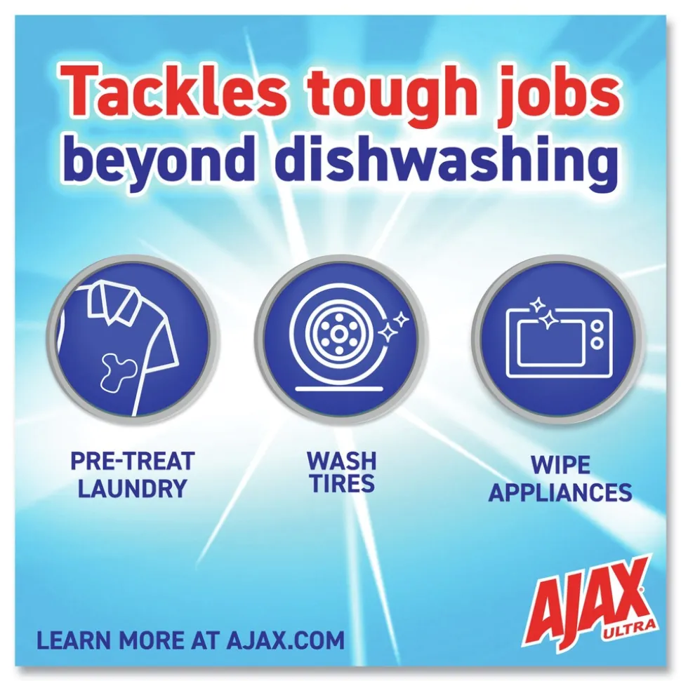 Ajax 90 oz. Bottle Dish Detergent - Orange Scent (4/Carton)