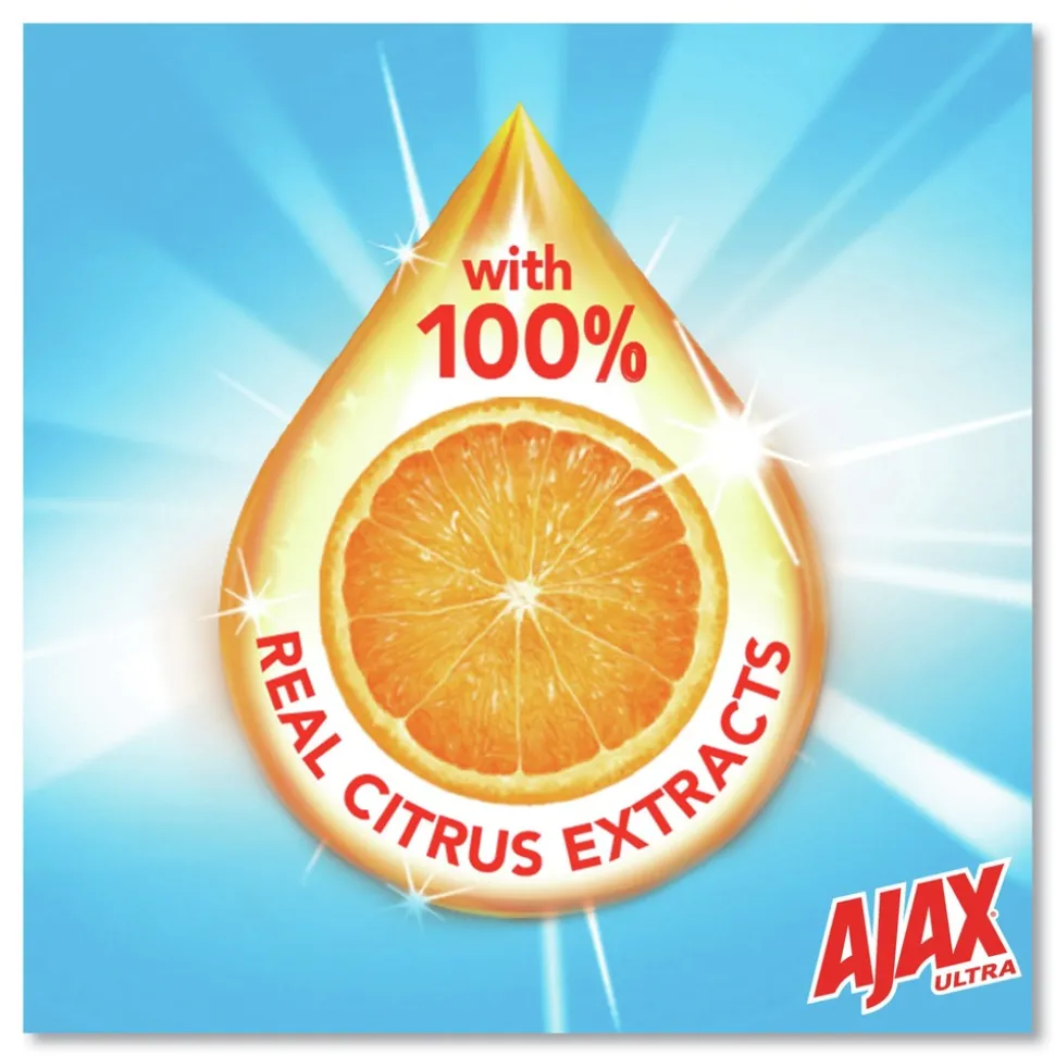 Ajax 90 oz. Bottle Dish Detergent - Orange Scent (4/Carton)