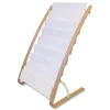 Alba 22.8 x 19.69 x 36.61 Literature Floor Display Rack - White/Woodgrain