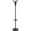 Alba 13.75w x 13.75d x 66.25h Brio Coat Stand - Black