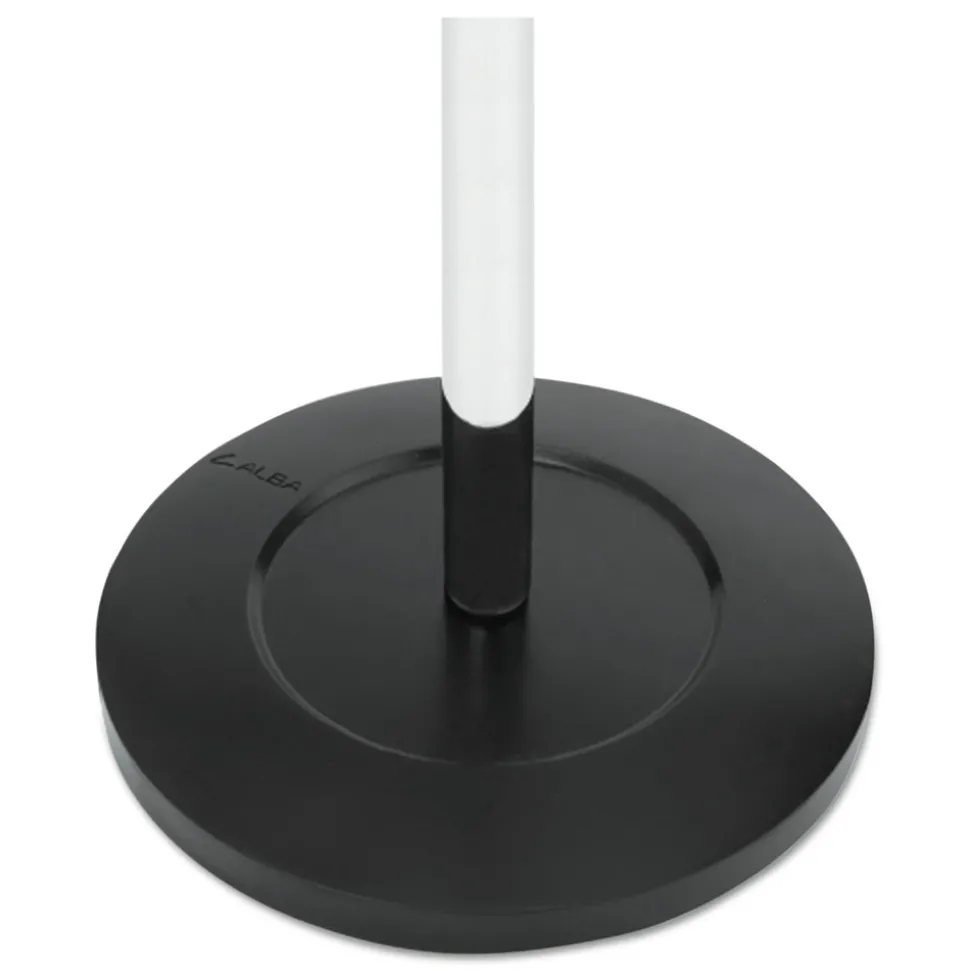 Alba 16w x 16d x 70.5h Chromy 12-Knob Coat Stand - Chrome/Black