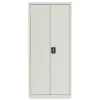 Alera 25771 30 in. x 15 in. x 66 in. 4 Shelves Economy Assembled Storage Cabinets - Light Gray