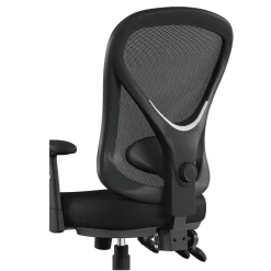 Alera 15 in. - 18.82 in. Seat Height Aeson Series Multifunction Task Chair Supports Up to 275 lbs. - Black