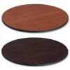 Alera 35.5 in. Diameter Round Reversible Laminate Table Top - Medium Cherry/Mahogany