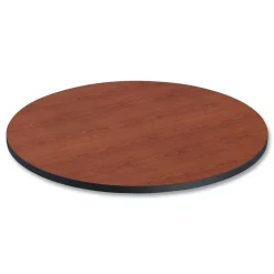Alera 35.5 in. Diameter Round Reversible Laminate Table Top - Medium Cherry/Mahogany