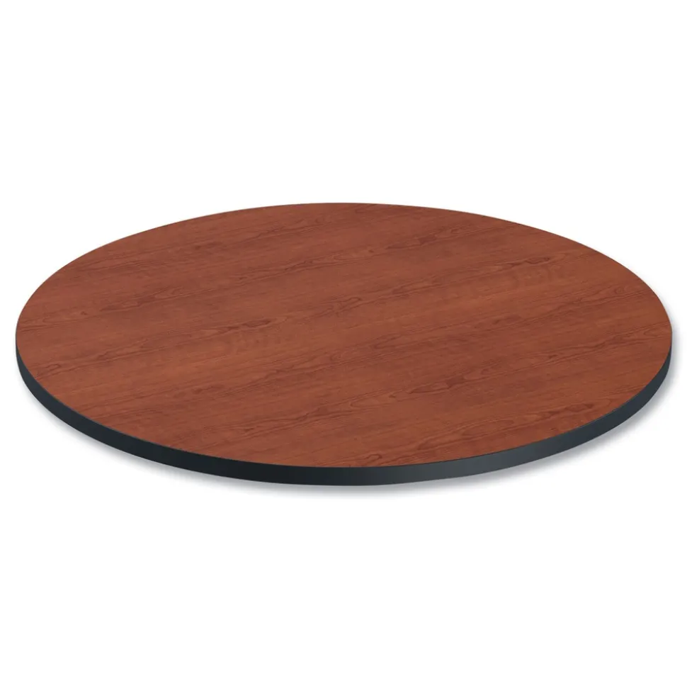 Alera 35.5 in. Diameter Round Reversible Laminate Table Top - Medium Cherry/Mahogany