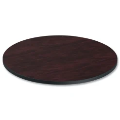 Alera 35.5 in. Diameter Round Reversible Laminate Table Top - Medium Cherry/Mahogany