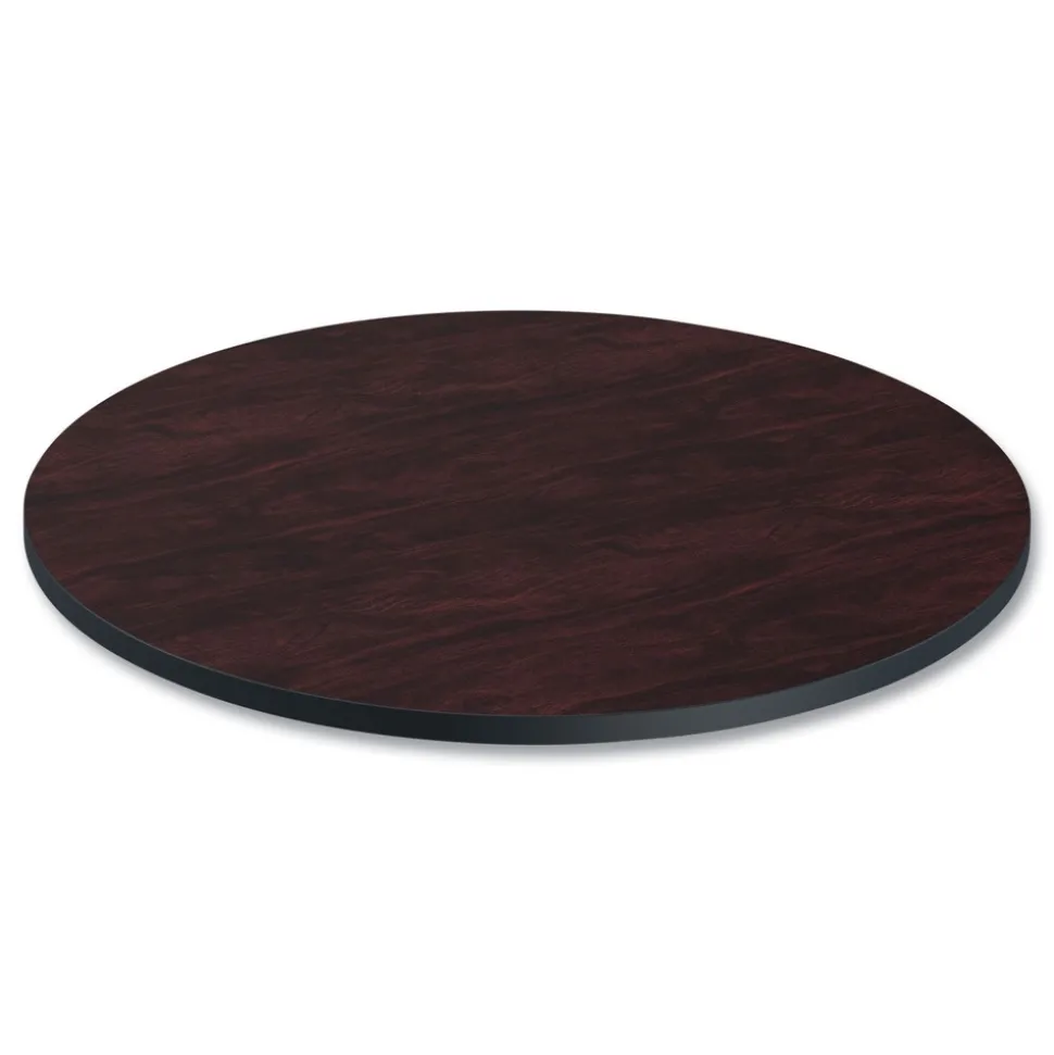 Alera 35.5 in. Diameter Round Reversible Laminate Table Top - Medium Cherry/Mahogany