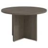 Alera 48 in. Diameter Seville Round Conference Table - Walnut