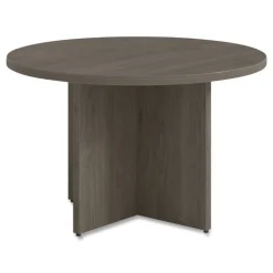 Alera 48 in. Diameter Seville Round Conference Table - Walnut