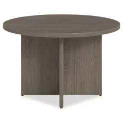Alera 48 in. Diameter Seville Round Conference Table - Walnut