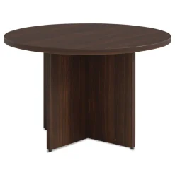 Alera 48 in. Diameter Seville Round Conference Table - Mahogany
