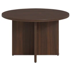 Alera 48 in. Diameter Seville Round Conference Table - Mahogany