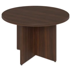 Alera 48 in. Diameter Seville Round Conference Table - Mahogany