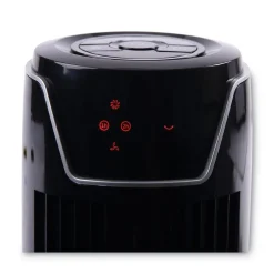 Alera 36 in. 3-Speed Oscillating Plastic Tower Fan with Remote Control - Black