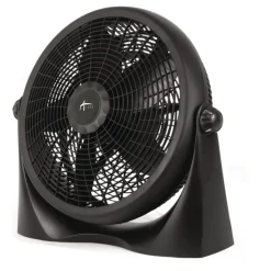 Alera 16 in. 3-Speed Super-Circulation Plastic Tilt Fan - Black