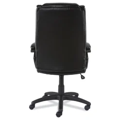 Alera 18.15 in. to 21.77 in. Seat Height Brosna Series Mid-Back Task Chair Supports Up to 250 lbs. - Black Seat/Back, Black Base