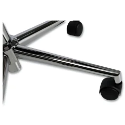 Alera 18.19 in. to 21.93 in. Seat Height Leather Task Chair Supports Up to 275 lb - White Seat/White Back