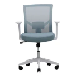 Alera 17.32 in. to 21.1 in. Seat Height Mesh Back Task Chair Supports Up to 275 lb - Seafoam Blue Seat/Back