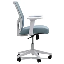 Alera 17.32 in. to 21.1 in. Seat Height Mesh Back Task Chair Supports Up to 275 lb - Seafoam Blue Seat/Back