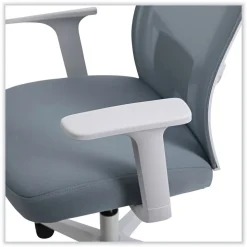 Alera 17.32 in. to 21.1 in. Seat Height Mesh Back Task Chair Supports Up to 275 lb - Seafoam Blue Seat/Back