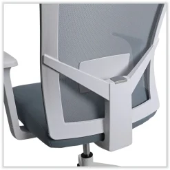 Alera 17.32 in. to 21.1 in. Seat Height Mesh Back Task Chair Supports Up to 275 lb - Seafoam Blue Seat/Back