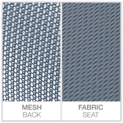 Alera 17.32 in. to 21.1 in. Seat Height Mesh Back Task Chair Supports Up to 275 lb - Seafoam Blue Seat/Back