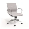 Alera 16.93 in. to 20.67 in. Seat Height Supports Up to 275 lbs. Siskin Fabric Managers Chair - Gray Seat/Back, Chrome Base