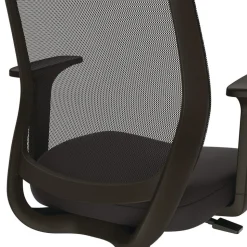 Alera 27.95 in. to 33.66 in. Seat Height Supports Up to 275 lbs. Mesh Back Wessex Drafting Stool - Black